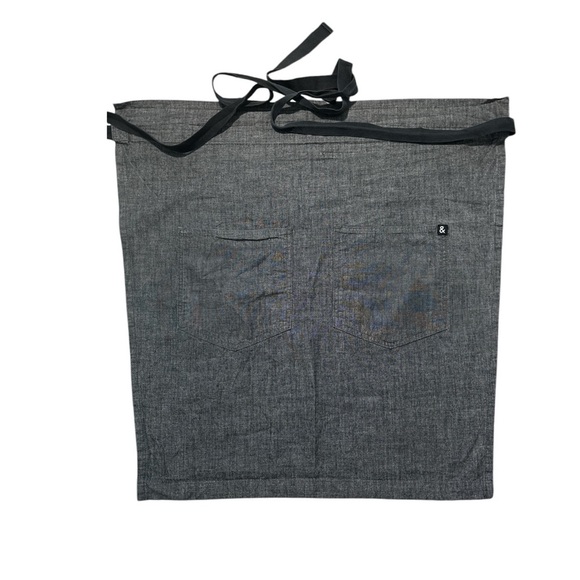 hedley & bennett 100% Cotton Professional Bistro/Half Apron with Pockets - Picture 3 of 8